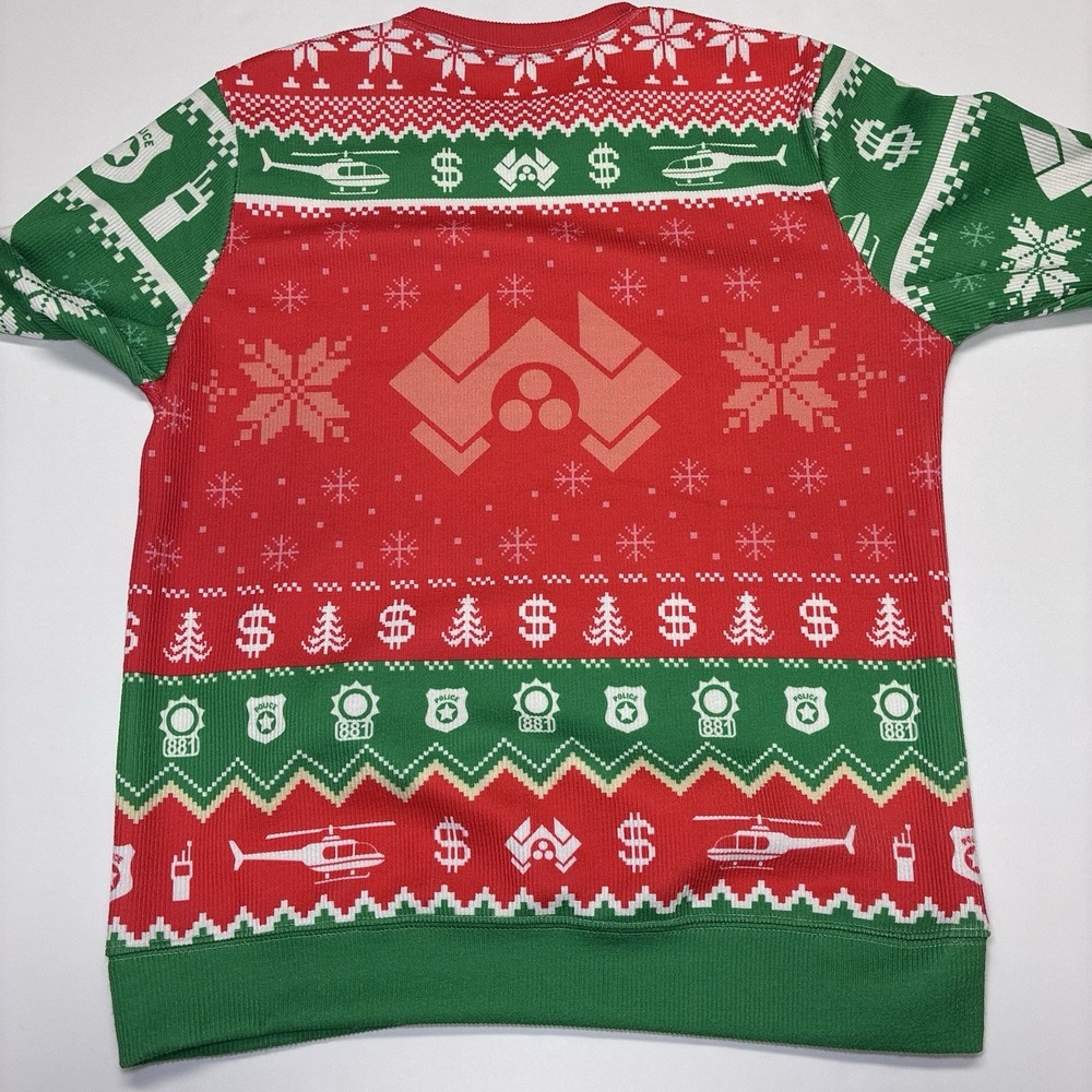 Die Hard Ugly Christmas Sweater Nakatomi Plaza Christmas Party 1998 Mens Medium - Picture 9 of 11